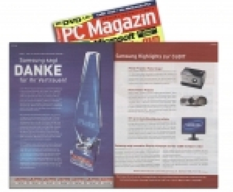 독일 『PC Magazin』에서 21인치 와이드모니터(싱크마스터 216TW)가 '올해의 제품'(Product of the year)'으로 선정되었다.