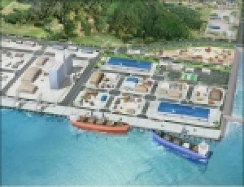 군장항 잡화부두 