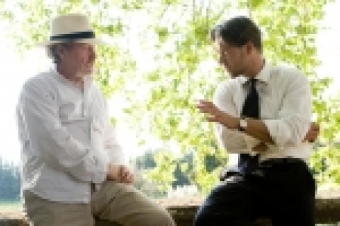 리들리 스콧 감독과 러셀 크로