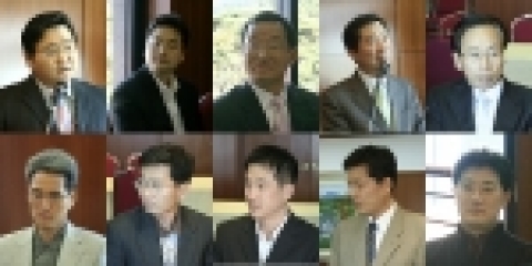 사진캡션1]](위)왼쪽부터 차례대로(주)아이티엔씨21 유병삼 대표,(주)대산아이티 최순범 대표,(주)명정보기술의 이명재 대표,(주)비에프티 정태련 대표,(주)오리온텔레콤의 박충선 대표 (아래)엘트리그룹 컴퓨터시스템스 코리아(ESC)의 박학선 지사장,(주)인텍앤컴퍼니 김태혁 대표,(주)컴장수 김장수 대표,한국마이크로소프트의 홍성찬 상무,(주)헤더웨이 서성권 대표