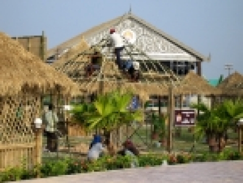 캄보디아 기념품점