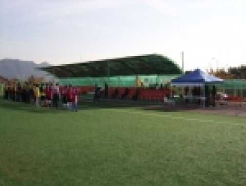 축구경기에앞서설명을듣는선수들