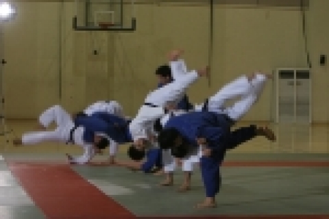 무도학과 학생들의 합기도 발표