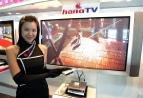 하나로텔레콤(대표: 박병무, www.hanaro.com)이 원하는 콘텐츠를 원하는 시간에 TV를 통해 마음대로 골라보는 TV포털 서비스인 <하나TV>의 유치가입자가 10