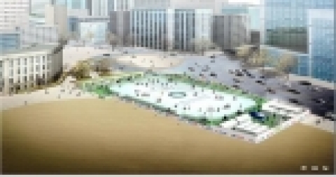 서울광장스케이트장 시설배치도