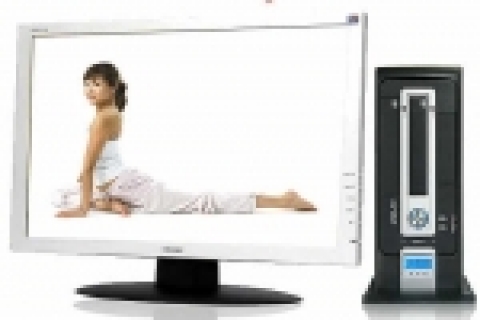 컴파라에서 특판 중인 22인치와이드LCD 와 윈도우비스타 지원PC 셋트 이미지