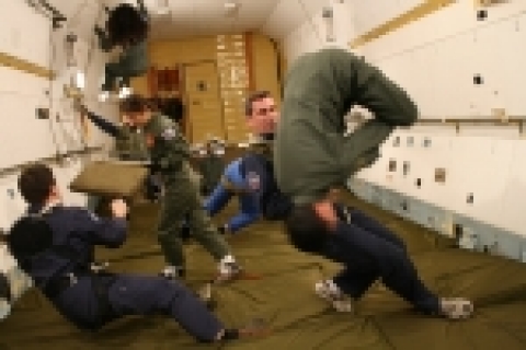 무중력항공기 탑승 평가