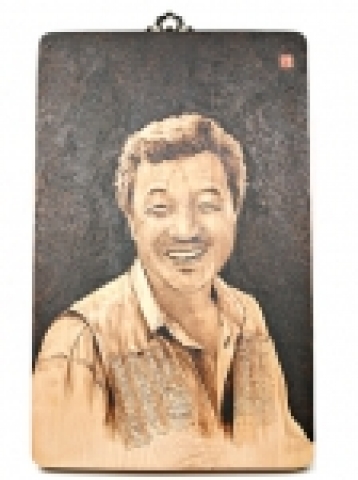 손학규 전 경기지사가 기증한 인두화