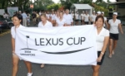 올해 마지막 시즌LPGA 경기인 ‘렉서스컵 2006’ 이 경기 시작 하루 전인 12월 14일 대회 개회식을 시작으로 화려하게 시작되었다.