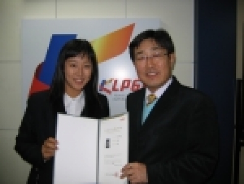 정재은프로와 KLPGA 민국홍 전무