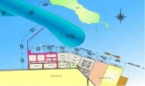 대산항 계획평면도