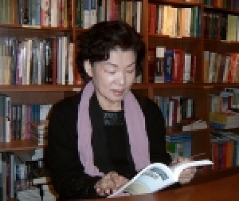 월간 한비문학 2007년 1월호 신달자 시인 취재