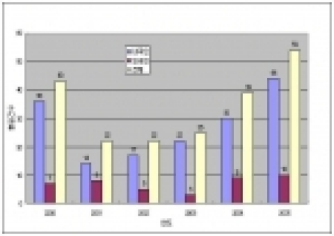 동작 감지 게임의 내외국인 출원동향