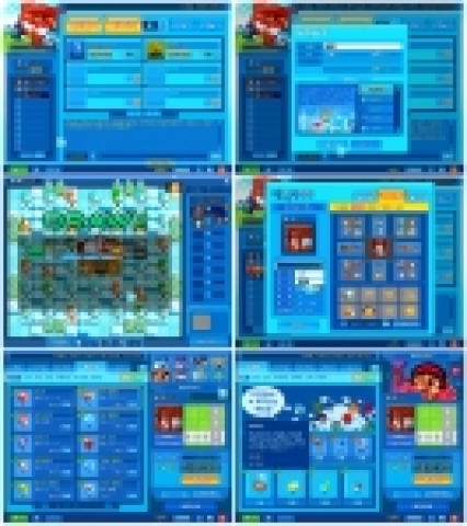 <비엔비>의 UI개편 관련, 게임 화면 및 상점등 스크린샷