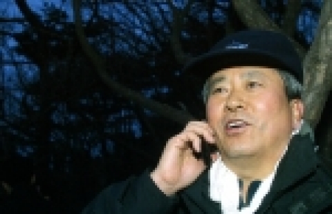 새해인사 릴레이를 하고 있는 신상훈 은행장