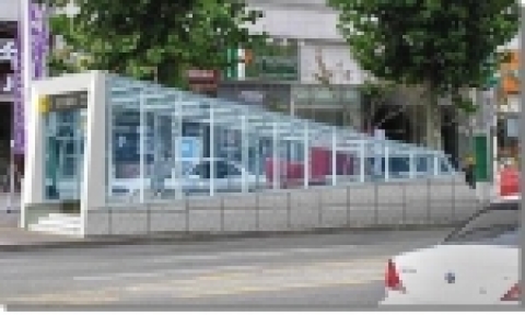 9호선 정거장 캐노피 디자인 기존설계