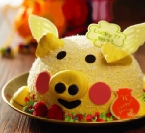 황금복福돼지 케이크 제품 이미지