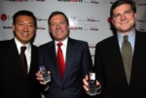 세계 최대규모의 전자박람회 'CES 2007' 이 열리는 미국 라스베이거스 팜호텔에서 버라이존이 7일 오후(현지시간) 기자회견을 갖고 금년 1분기부터 미디어플로 