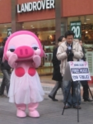 캐릭터가수 포코 오프라인 게릴라마케팅