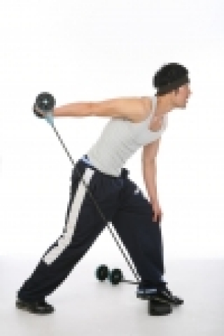 튜빙을 이용한 팔운동