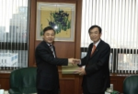 중국 강소성 정보산업청장, KRX 방문