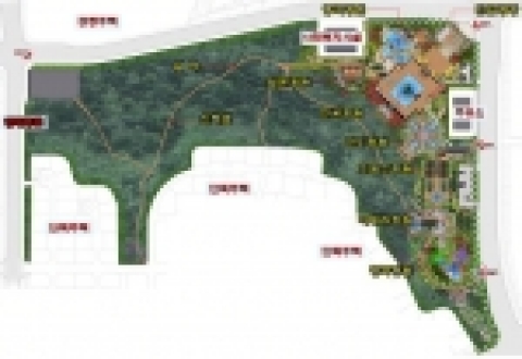 중앙공원 국가별 정원배치도