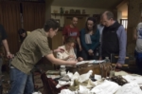 영화 <미스 포터> 촬영장 