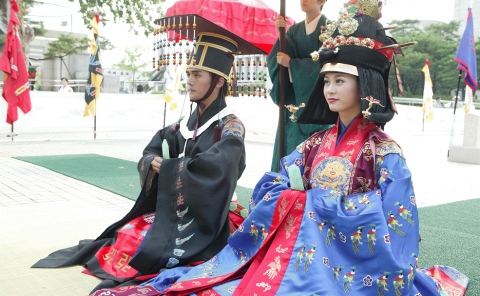 궁중혼례 사진