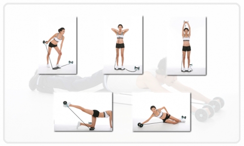 슬라이딩트레이너 다이어트 운동