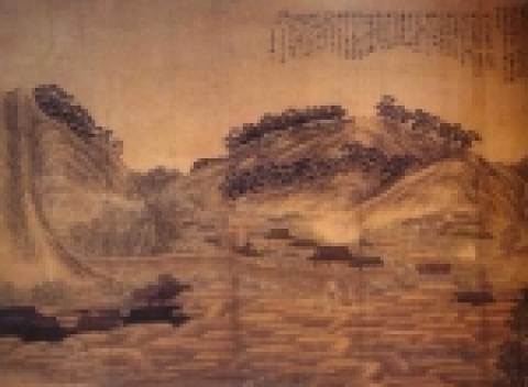 법성진 숲쟁이 전경(고문헌 그림)