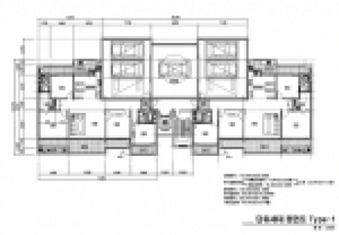 차량 2대 주차 평면도