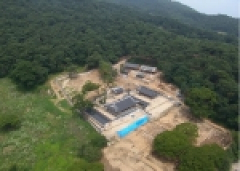 남한행궁 상궐 및 좌전 복원 전경