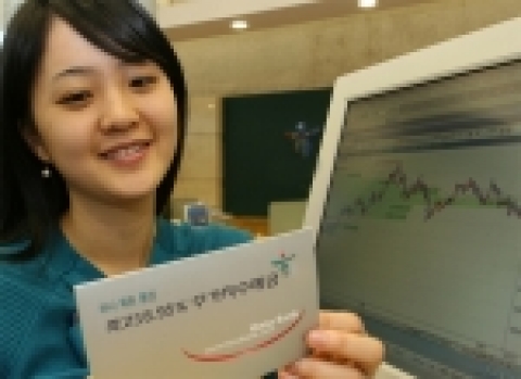 하나은행(은행장 김종열 http://www.hanabank.com)은 개별종목인 삼성전 자 주식에 투자하여 최저 1% 금리를 보장하면서 최고 16.95% 고수익이 가능한 하나지수플