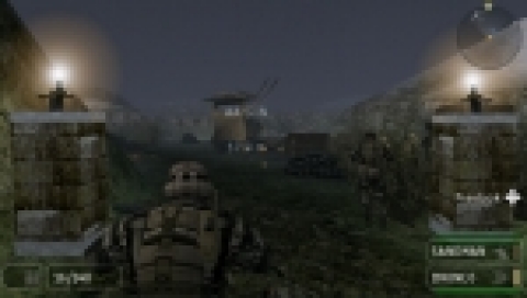 PSP?용 『SOCOM: U.S. Navy SEALs Fireteam Bravo 2』의 게임 스크린샷