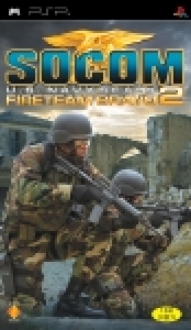 PSP?용 『SOCOM: U.S. Navy SEALs Fireteam Bravo 2』의 패키지 이미지