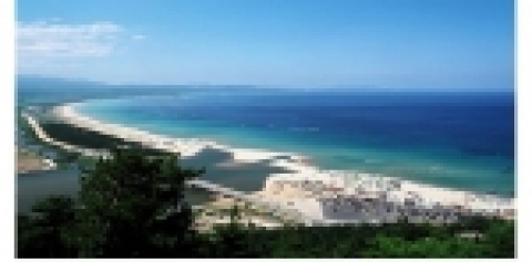 영덕 고래불해수욕장 전경