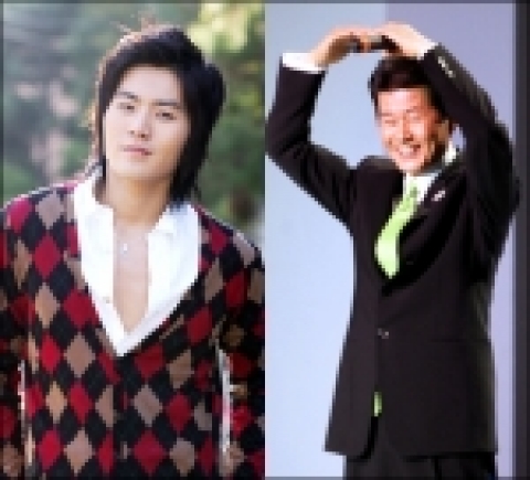 트로트 가수로도 성공할 것 같은 가수에 뽑힌 이루(좌), 아버지 태진아(우)