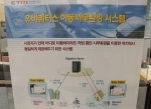 유비쿼터스 이동사무환경 개념도