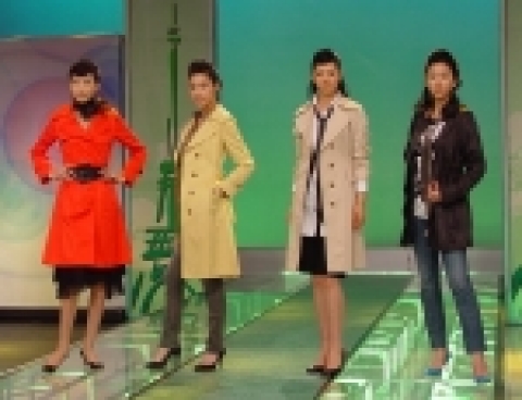 우리홈쇼핑 PB브랜드 '에프지앙(F-sian)'의 2007년 S/S 봄 신상품 방송 장면.