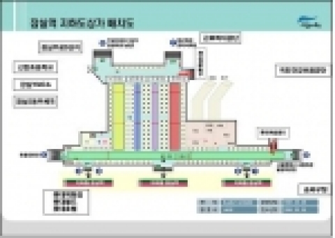 잠실역 지하 쇼핑센터 배치도