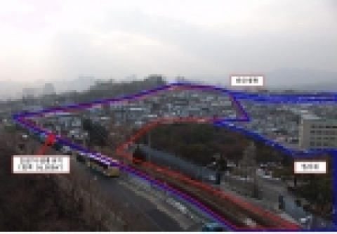 2007년도 조성대상지(붉은띠구역) 원경