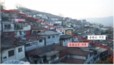 2007년도 조성대상지 근경(노후주택가)