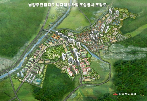 사업지구 조감도