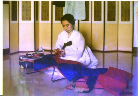 중요무형문화재 제89호 ‘침선장’ 보유자 구혜자 