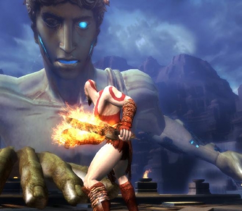 PlayStation2 최고의 액션 게임 < God of War™ II (가제) > 의 게임 화면