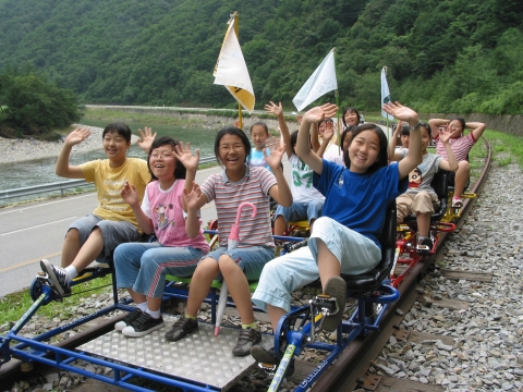 철로 자전거