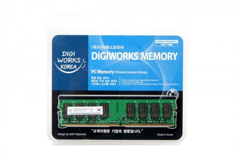 디지웍스코리아, DDR2 PC-6400 2GB PC메모리 출시
