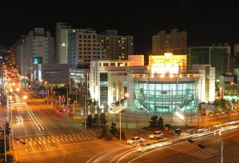 해운대문화회관 외부 