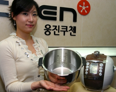 웅진쿠첸 순수한 밥솥, ‘명품 純 스테인레스’ IH전기압력밥솥 출시