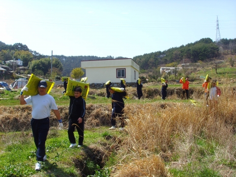 일손 돕기 장면